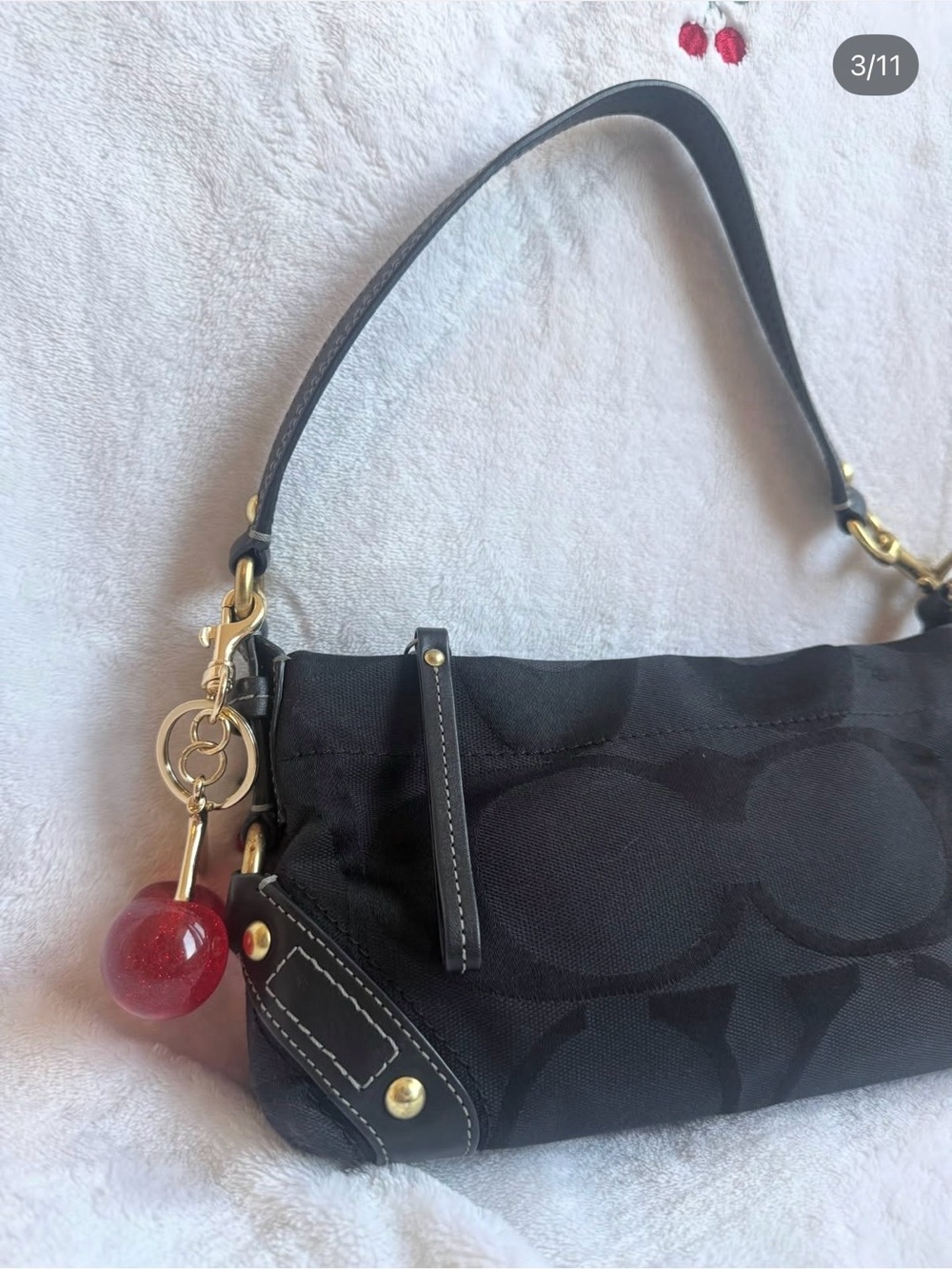 vintage coach mini carly in black - Picture 3 of 11